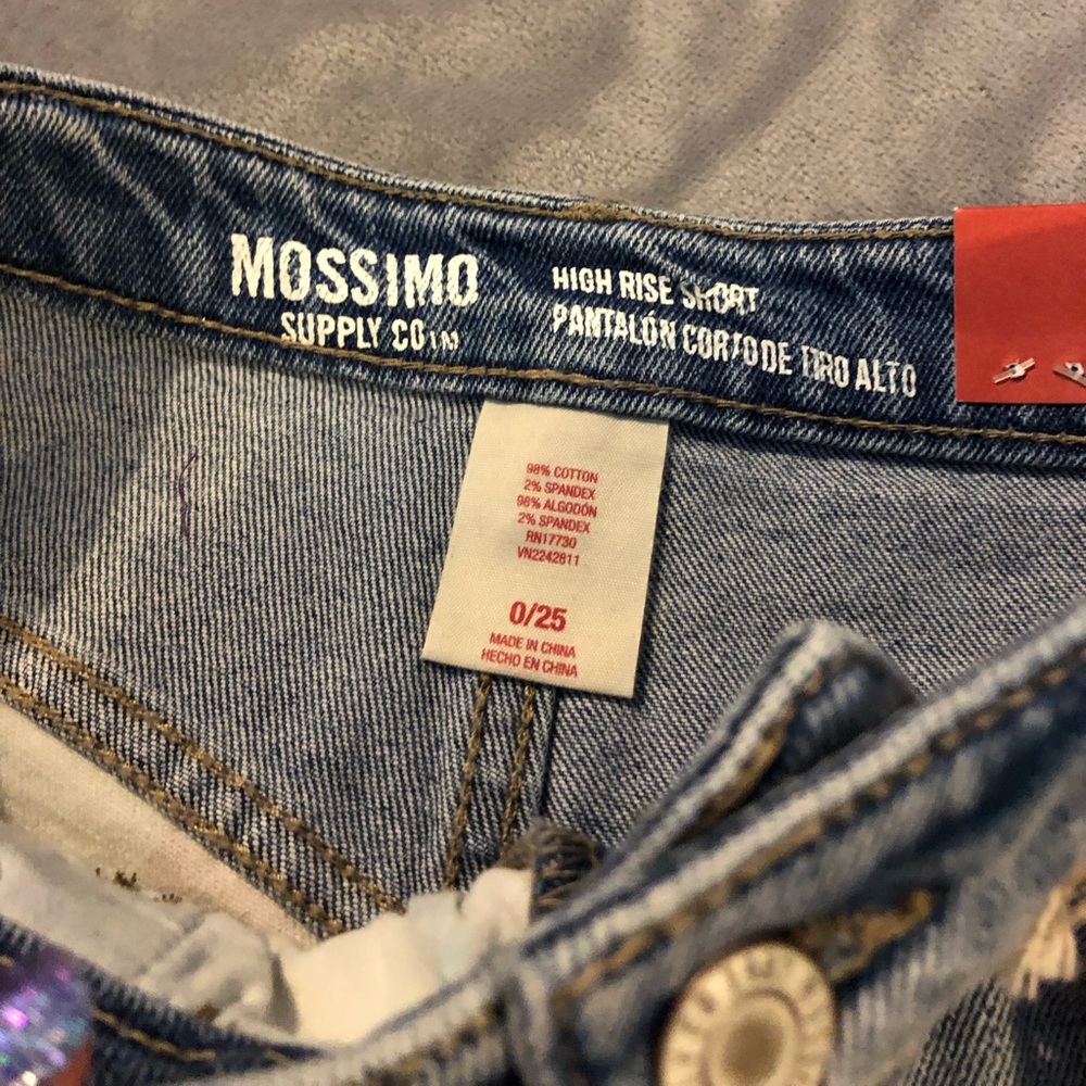 💥NEW Mossimo HighRise Shorts with flag distressed - Picture 4 of 4
